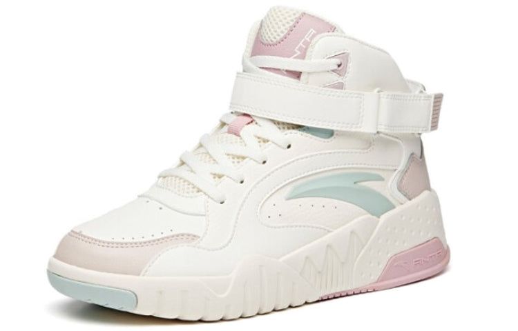 (WMNS) ANTA High-Top Sneakers 'White Pink Green' 922048011-2 sold by KicksCrew product image thumbnail 2