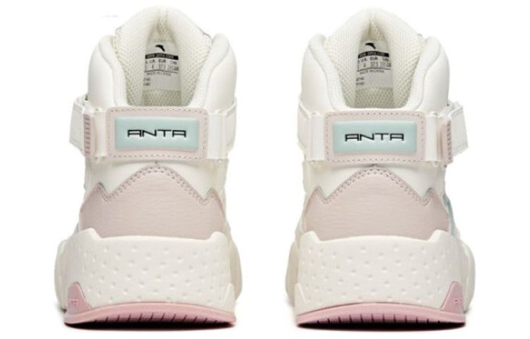 (WMNS) ANTA High-Top Sneakers 'White Pink Green' 922048011-2 sold by KicksCrew product image thumbnail 4