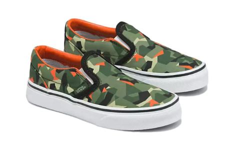 (PS) Vans Classic Slip-On Shoes 'Camo Green' VN0005WWBGK sold by KicksCrew