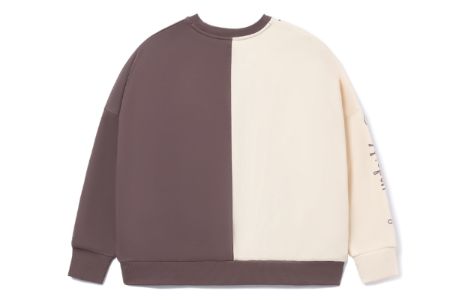 (WMNS) Li-Ning x Disney Color Block Graphic Sweatshirt 'Beige Brown' AWDRD62-3 sold by KicksCrew