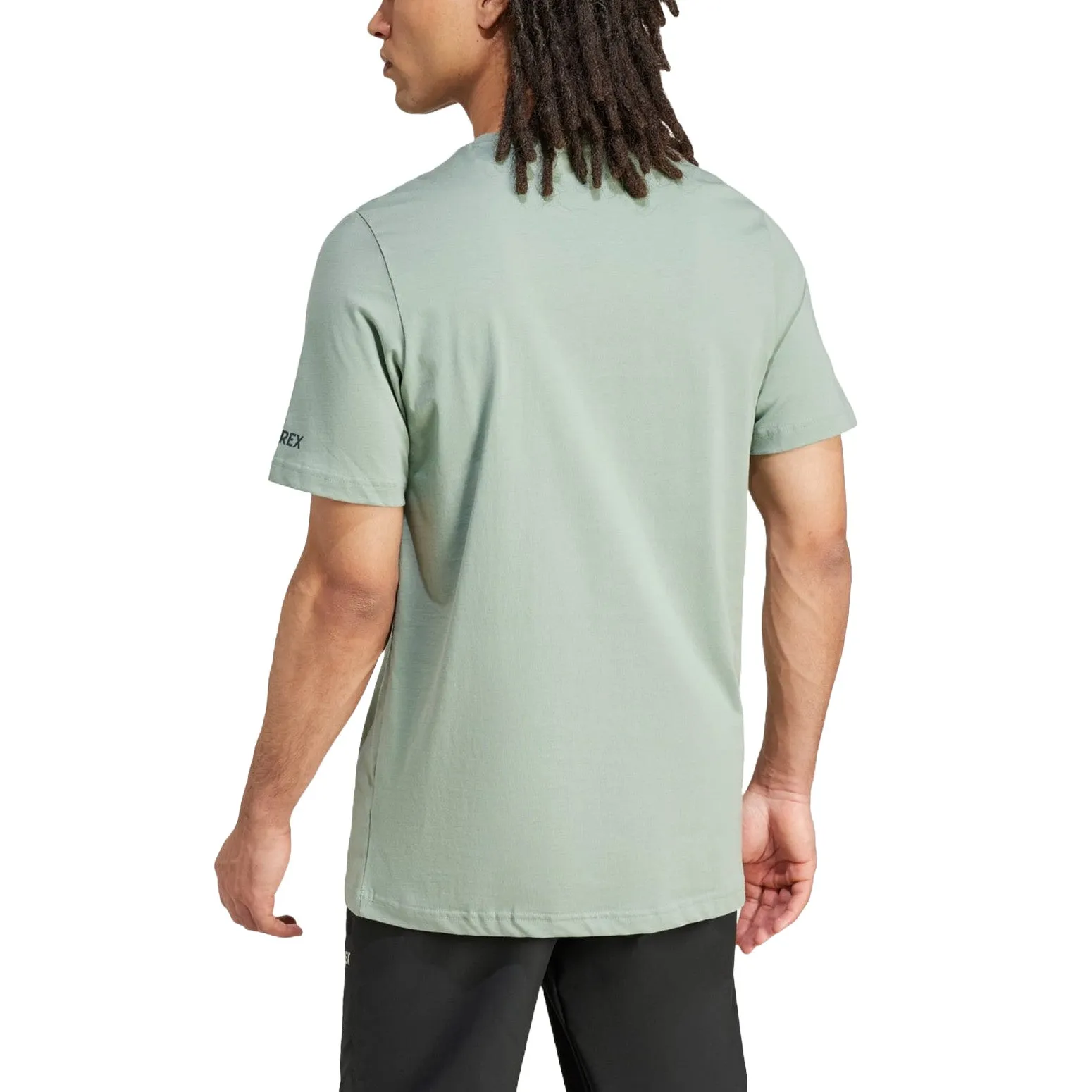 adidas Terrex Graphic T-Shirt 'Silver Green' IZ0467 sold by KicksCrew product image thumbnail 2