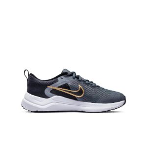 (GS) Nike Downshifter 12 'Cool Grey Metallic Gold' DM4194-005 sold by KicksCrew
