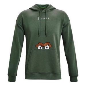 Under Armour Curry Oscar Grouchy Hoodie 'Green' 1368318-332 sold by KicksCrew