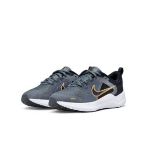(GS) Nike Downshifter 12 'Cool Grey Metallic Gold' DM4194-005 sold by KicksCrew
