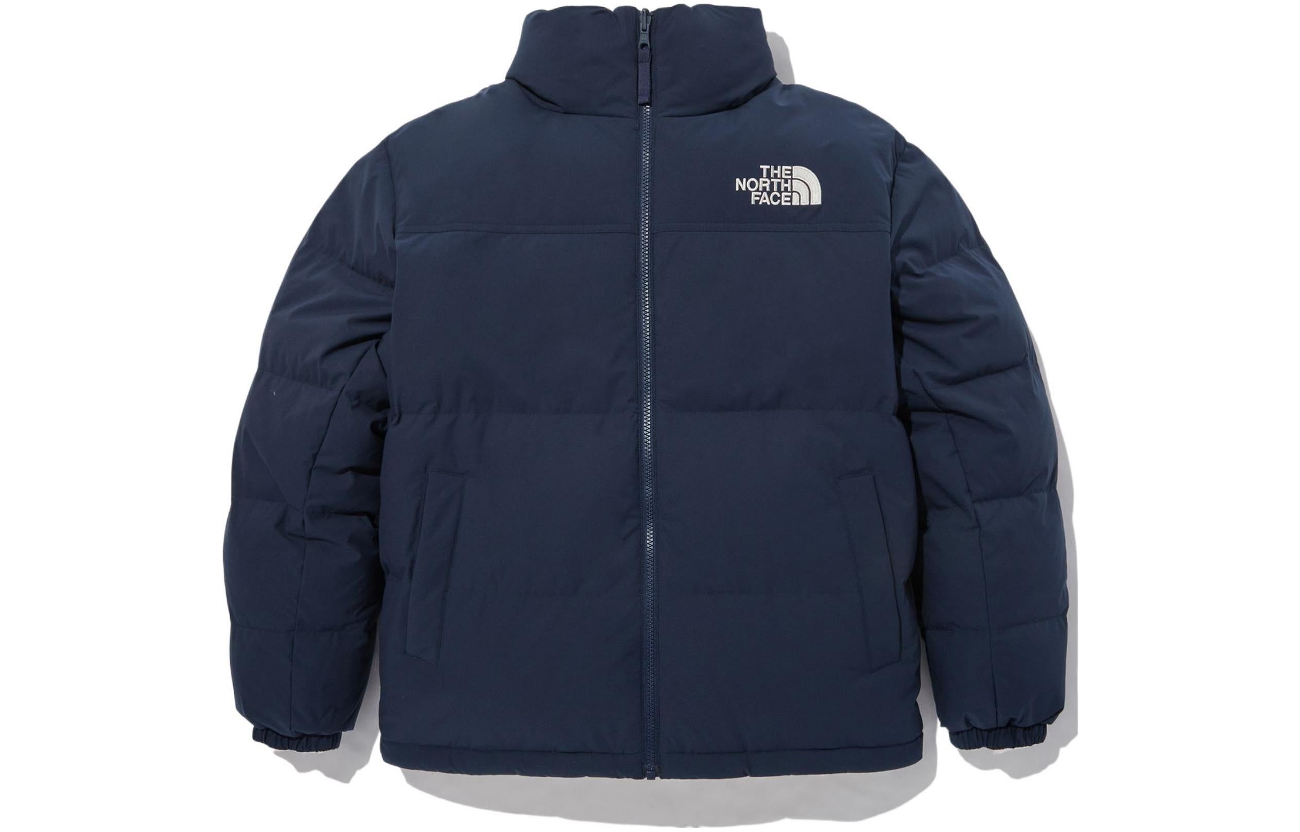 THE NORTH FACE Logo Winter Puffer Jacket 'Navy' NJ1DN77B sold by KicksCrew product image thumbnail 2