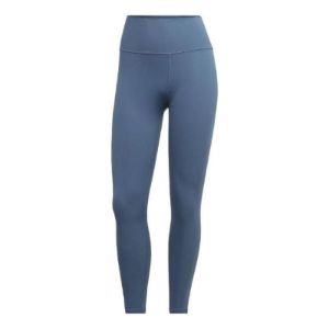 (WMNS) Adidas Optime Training 7/8 Leggings 'Blue' HM1177 sold by KicksCrew