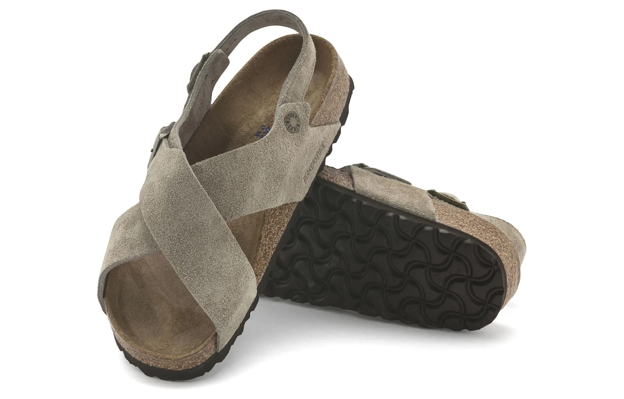 Birkenstock Tulum Suede Leather Narrow Fit Sandals 'Taupe' 1024110 sold by KicksCrew product image thumbnail 5