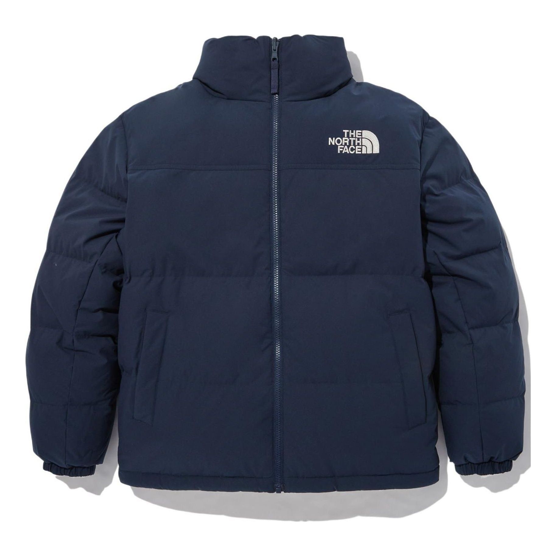 THE NORTH FACE Logo Winter Puffer Jacket 'Navy' NJ1DN77B sold by KicksCrew