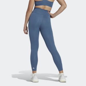 (WMNS) Adidas Optime Training 7/8 Leggings 'Blue' HM1177 sold by KicksCrew