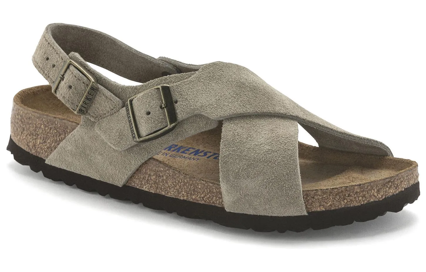 Birkenstock Tulum Suede Leather Narrow Fit Sandals 'Taupe' 1024110 sold by KicksCrew product image thumbnail 2