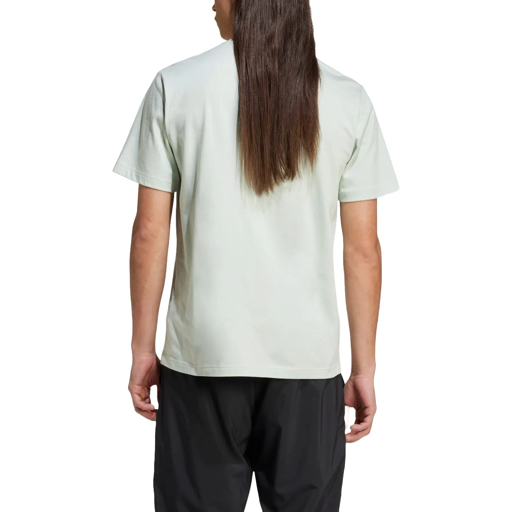 adidas Positivity Graphic T-Shirt Asia Sizing 'Linen Green' IY0731 sold by KicksCrew product image thumbnail 2