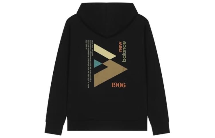 New Balance 1906 Logo Hoodie 'Black Multi' AMT24369-BK sold by KicksCrew product image thumbnail 2