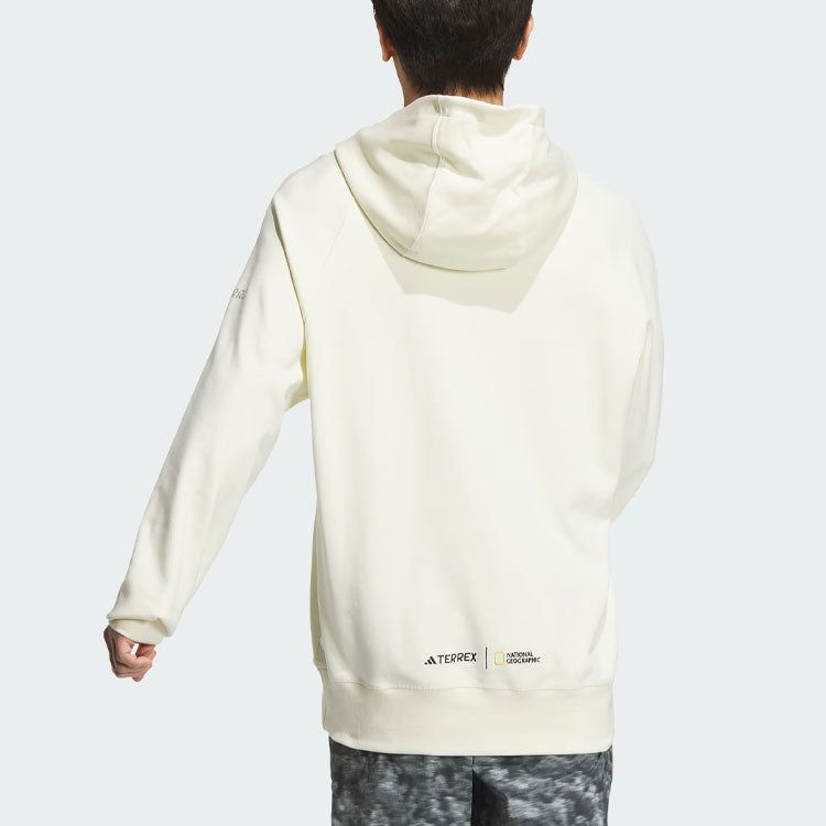 adidas x National Geographic DWR Graphic Hoodie 'Beige' IS9523 sold by KicksCrew product image thumbnail 4