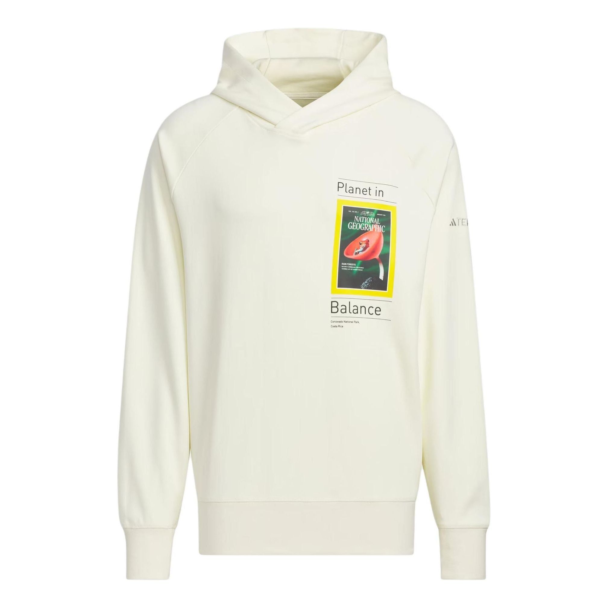 adidas x National Geographic DWR Graphic Hoodie 'Beige' IS9523 sold by KicksCrew