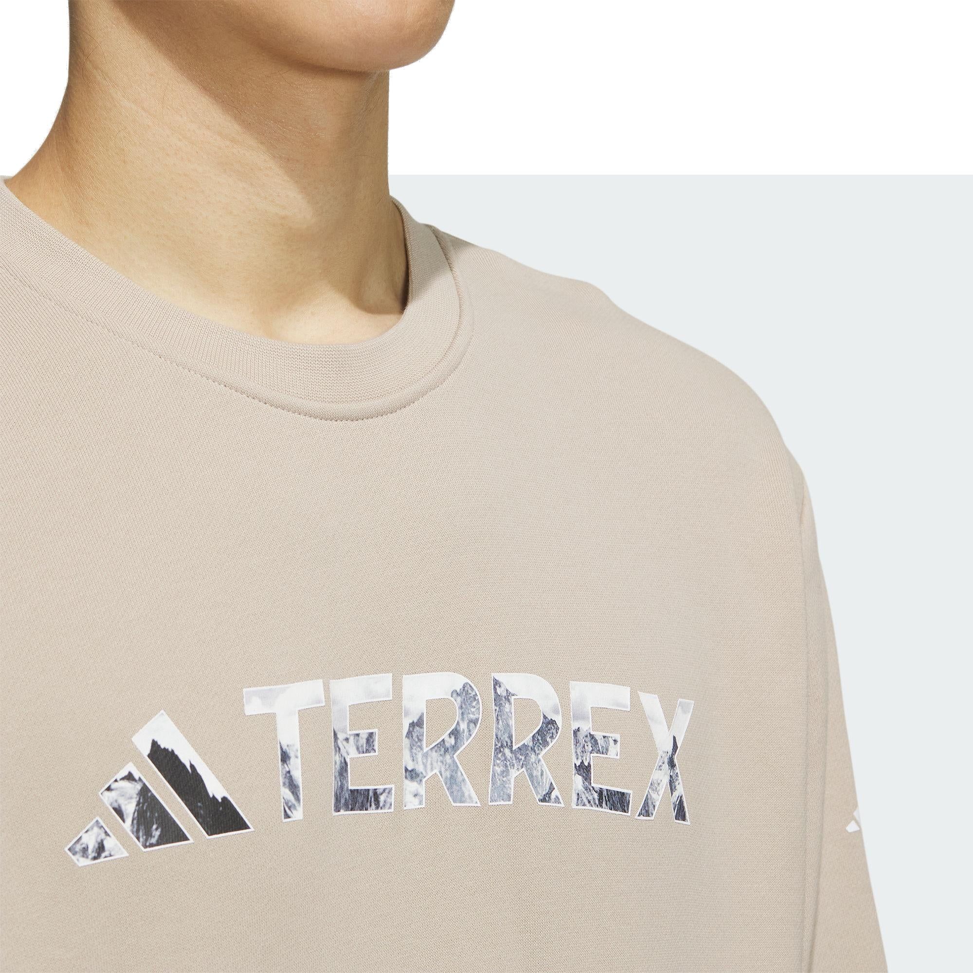 adidas Graphic Crew Sweatshirt 'Beige' IT8844 sold by KicksCrew product image thumbnail 2