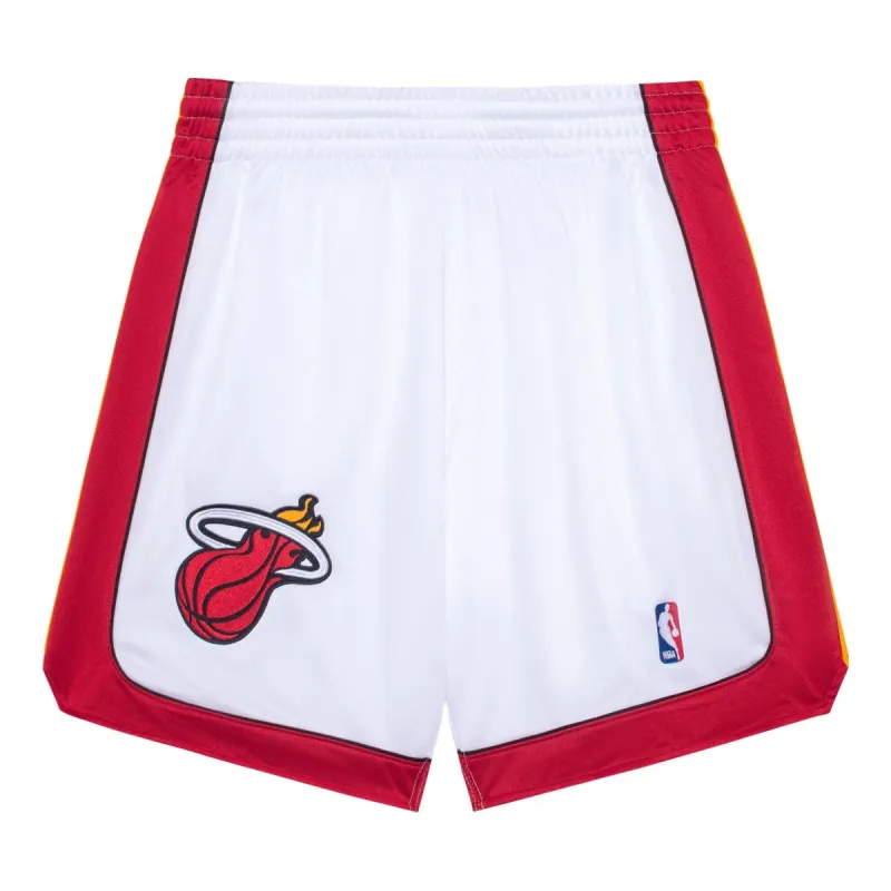 Mitchell & Ness x NBA Miami Heat 2005-06 Shorts 'White Red' ASHR4170-MHE05PPPWHIT sold by KicksCrew