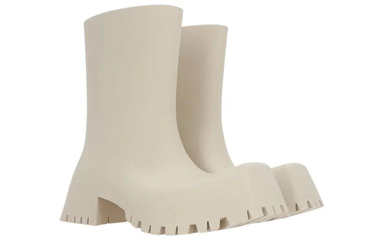 (WMNS) Balenciaga 50mm Trooper Rubber Boots 'Beige' 679326W0FO82000 sold by KicksCrew product image thumbnail 2
