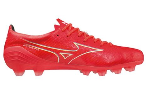 Mizuno Alpha Pro Coral Football Cleats 'Fiery Coral' P1GA236464 sold by KicksCrew