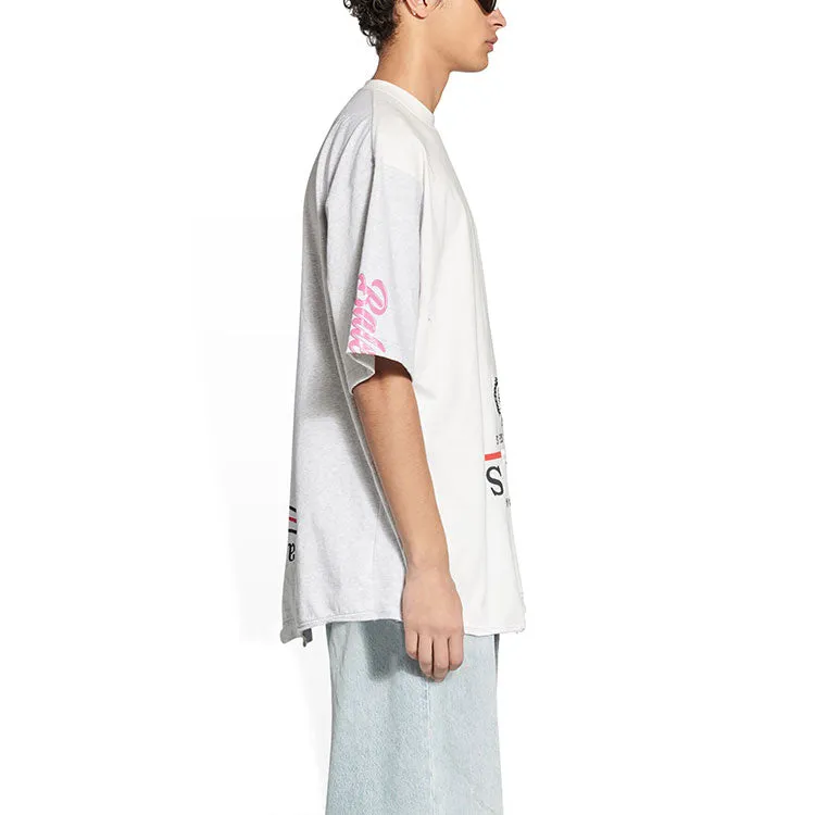 Balenciaga Paris Upside Down T-Shirt Oversized 'White' 698811TMVC9900 sold by KicksCrew product image thumbnail 5