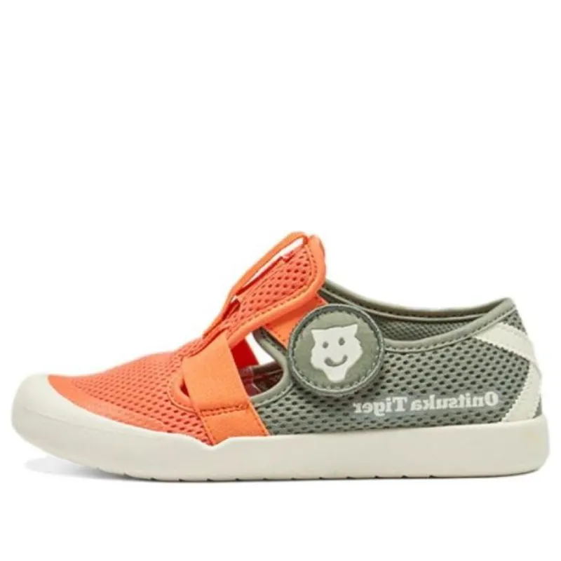 (GS) Onitsuka Tiger Mexico 66 Sandals 'Mikan Orange Green' 1184A198-800 sold by KicksCrew