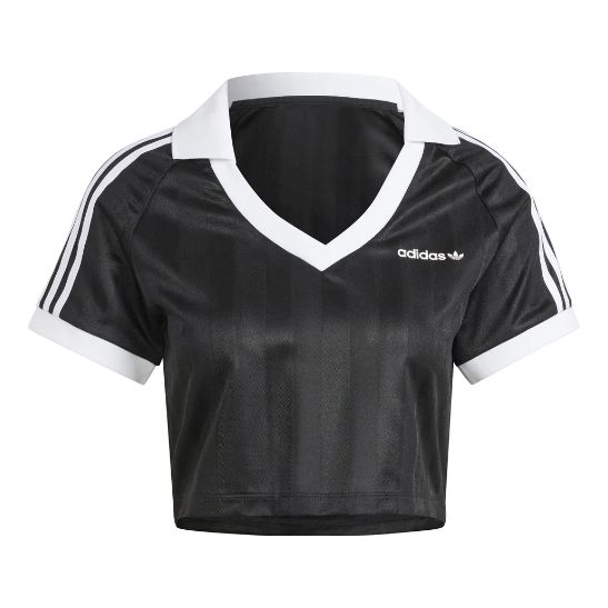 (WMNS) adidas Football Crop Top 'Black' IR9780 sold by KicksCrew