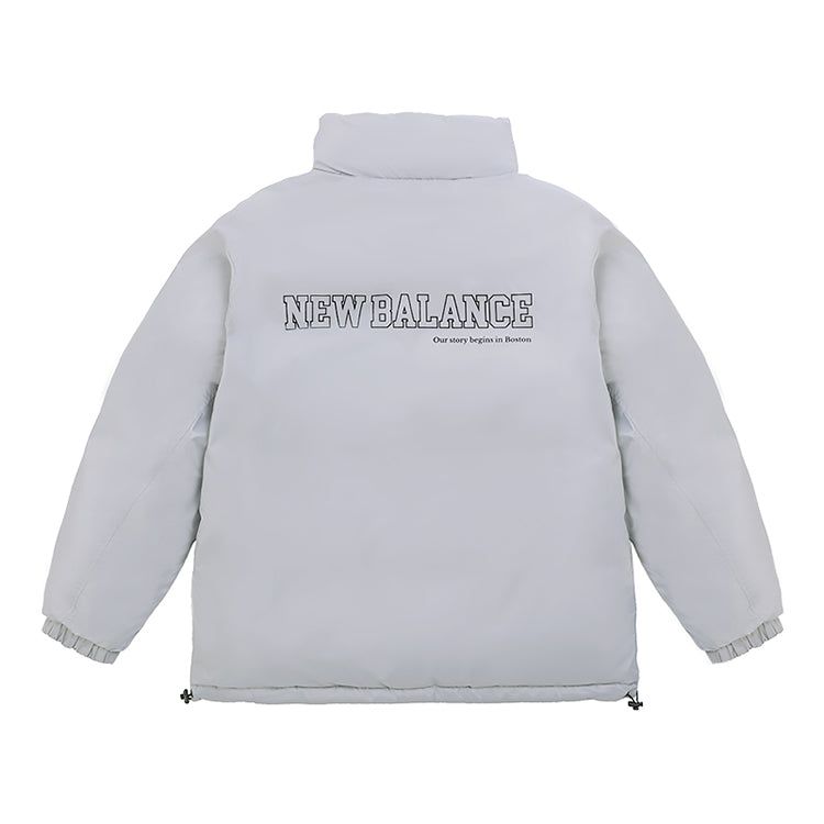 New Balance Logo Warm Down Jacket 'Grey Khaki' 5PC44273-BEI sold by KicksCrew product image thumbnail 2