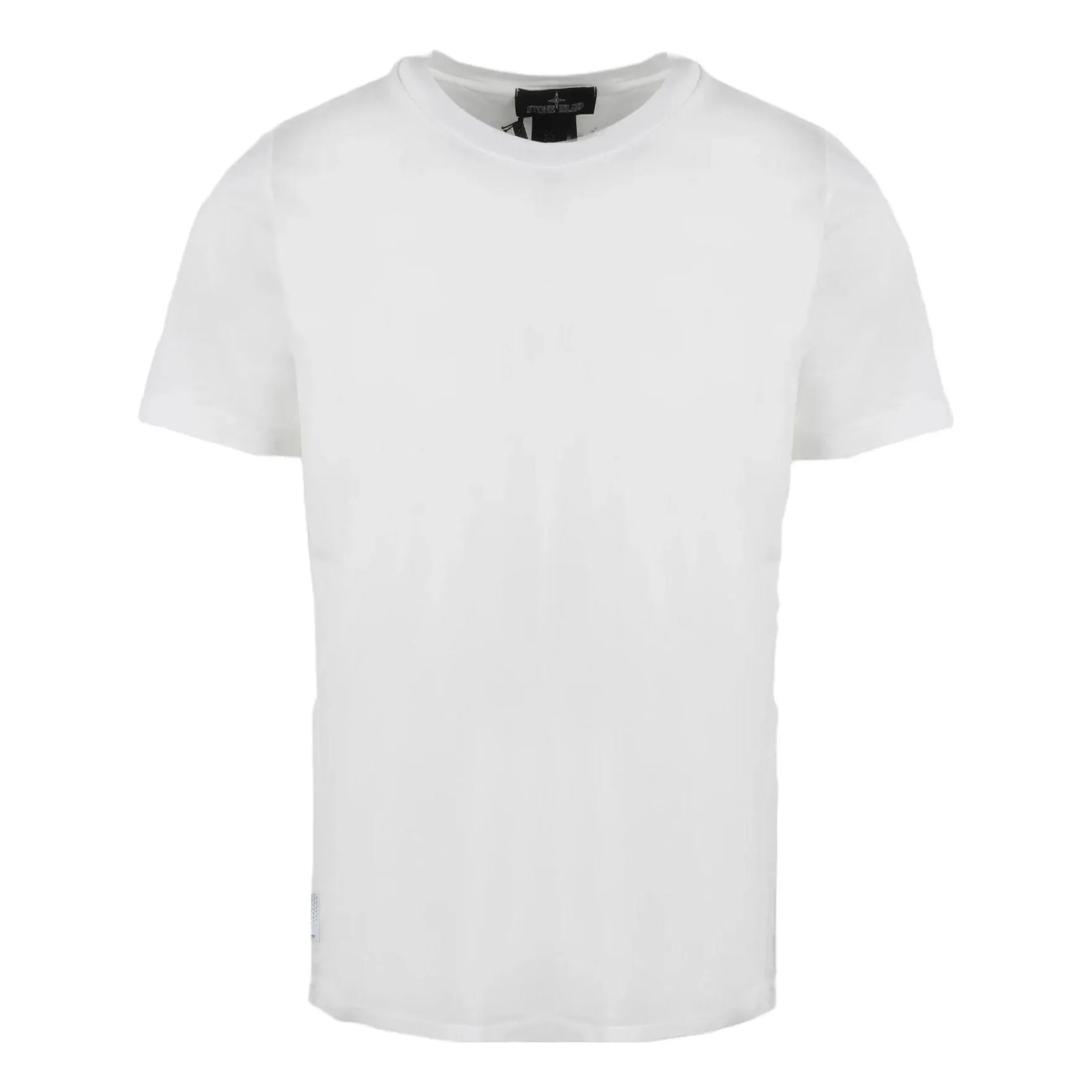 【美品】STONE  ホワイト Tシャツ Stone Island - Embroidered Logo T-shirt | HBX - Globally