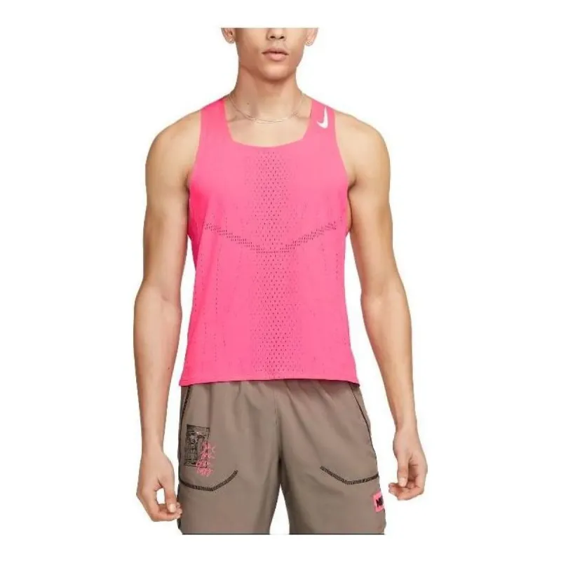 Nike Dri-FIT ADV AeroSwift Racing Running Singlet 'Pink' DM4624-639 sold by KicksCrew