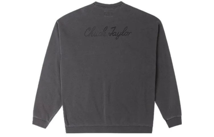 Converse Chuck Taylor Sneakers Patch Loose Fit Sweatshirt 'Black' 10024866-A04 sold by KicksCrew product image thumbnail 2