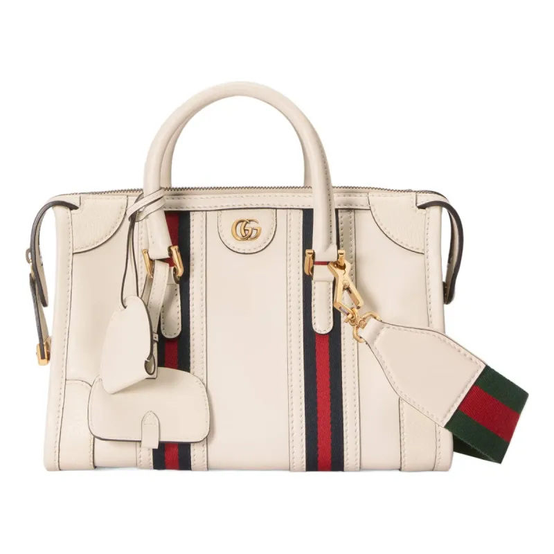 (WMNS) Gucci Bauletto Small Top Handle Bag 'White' 715772-AAA0O-9041 sold by KicksCrew