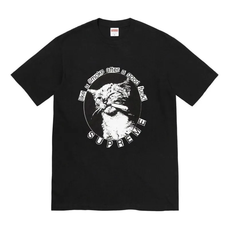 Supreme Smoke T-Shirt 'Black White' SUP-SS23-007 sold by KicksCrew