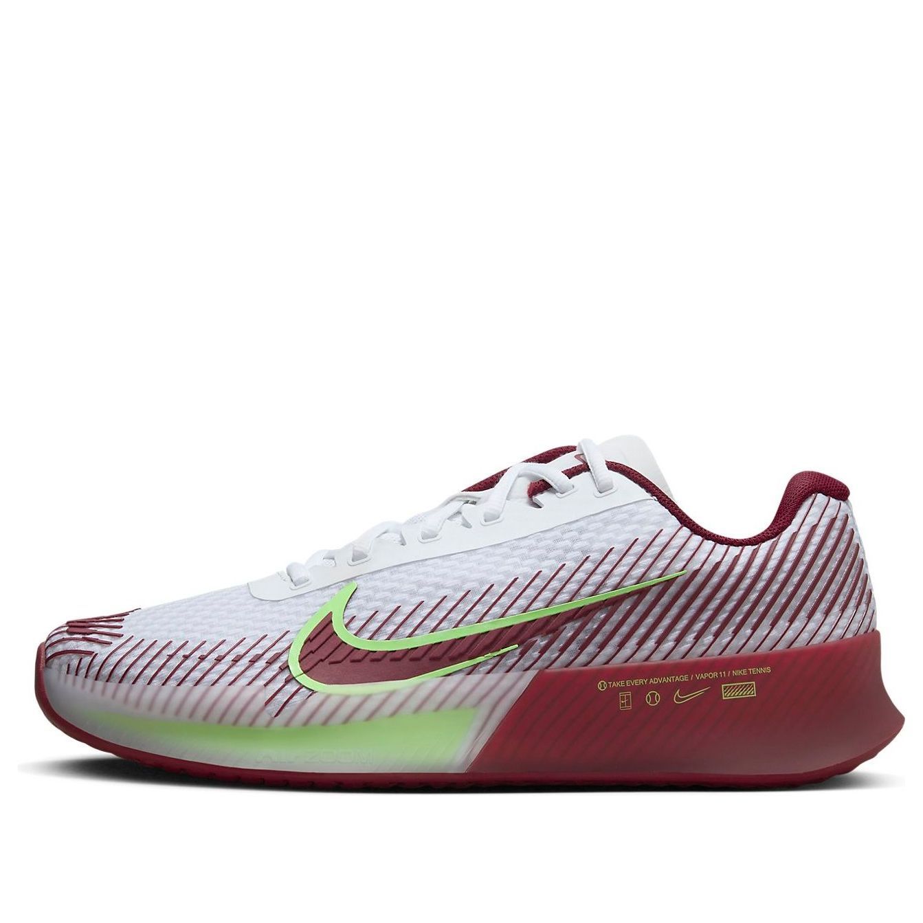 Nike Court Air Zoom Vapor 11 HC 'White Team Red' DR6966-104 sold by KicksCrew