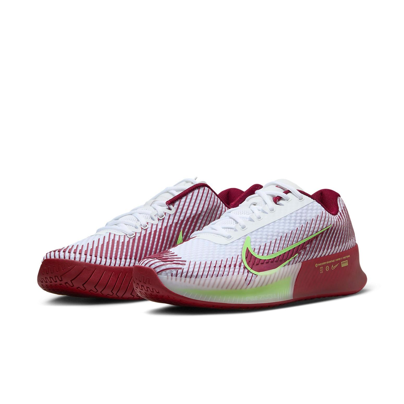 Nike Court Air Zoom Vapor 11 HC 'White Team Red' DR6966-104 sold by KicksCrew product image thumbnail 3