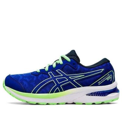 (GS) ASICS Gel-Cumulus 23 'Mako Blue Bright Lime' 1014A230-401 sold by KicksCrew
