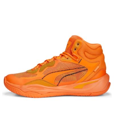 PUMA Playmaker Pro Mid 'Laser - Ultra Orange' 378327-01 sold by KicksCrew