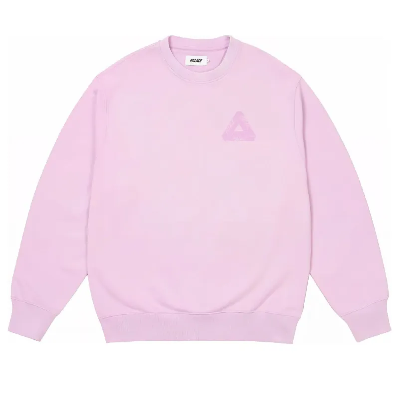 Palace Spray Tri-Ferg Crew 'Bloom Purple' P26CS083 sold by KicksCrew