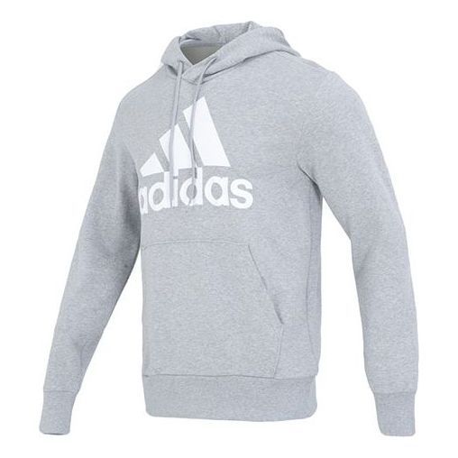 adidas Essentials French Terry Big Logo Hoodie 'Grey' IC9364 sold by KicksCrew