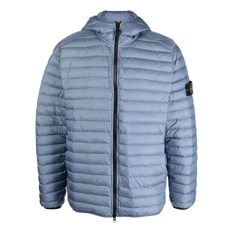 STONE ISLAND Compass-patch Puffer Jacket 'Blue' 771540324V0024 sold by KicksCrew