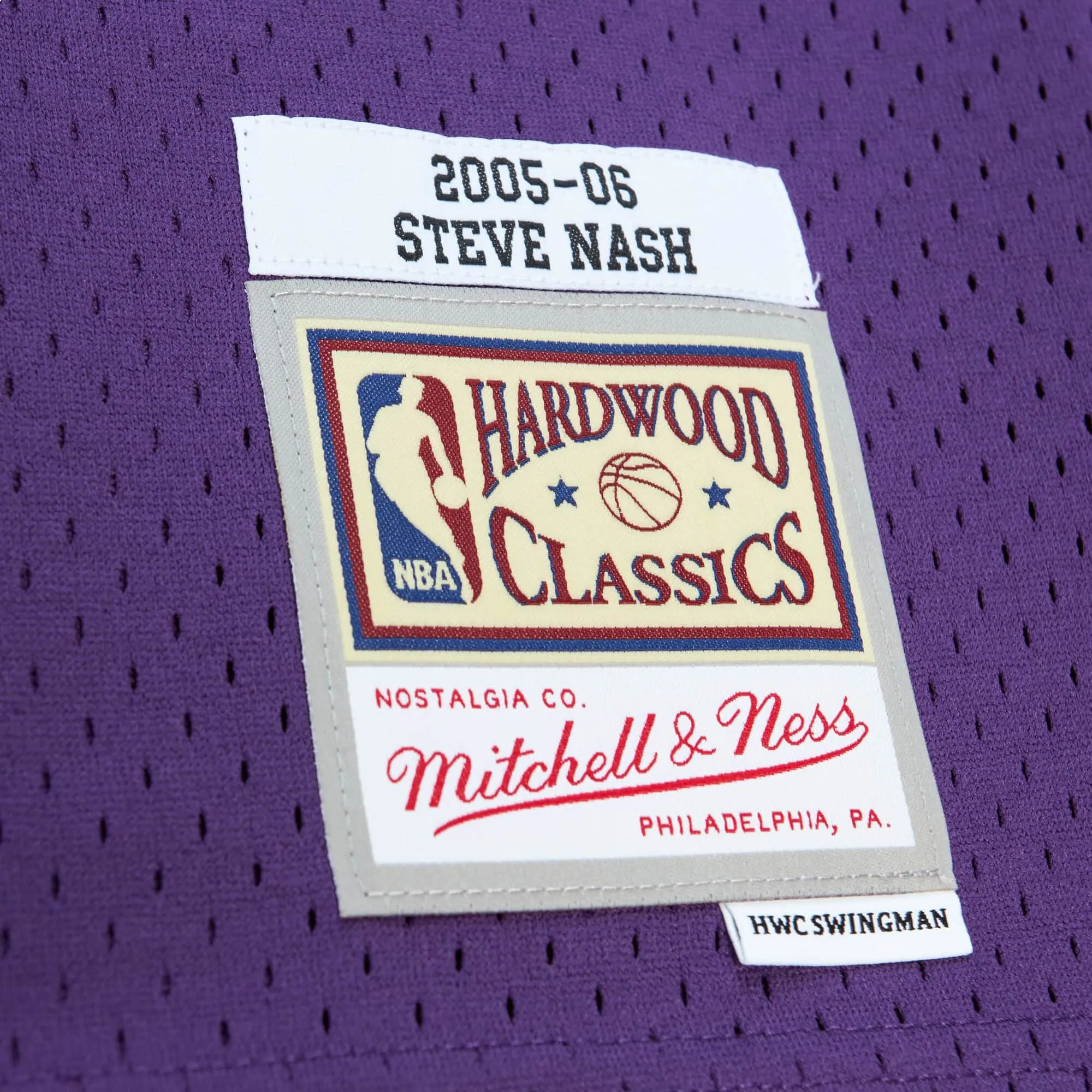 Mitchell & Ness x NBA Phoenix Suns 2005-06 HWC Swingman Jersey 'Steve Nash 13' SMJY5676-PSU05SNAPURP sold by KicksCrew product image thumbnail 3