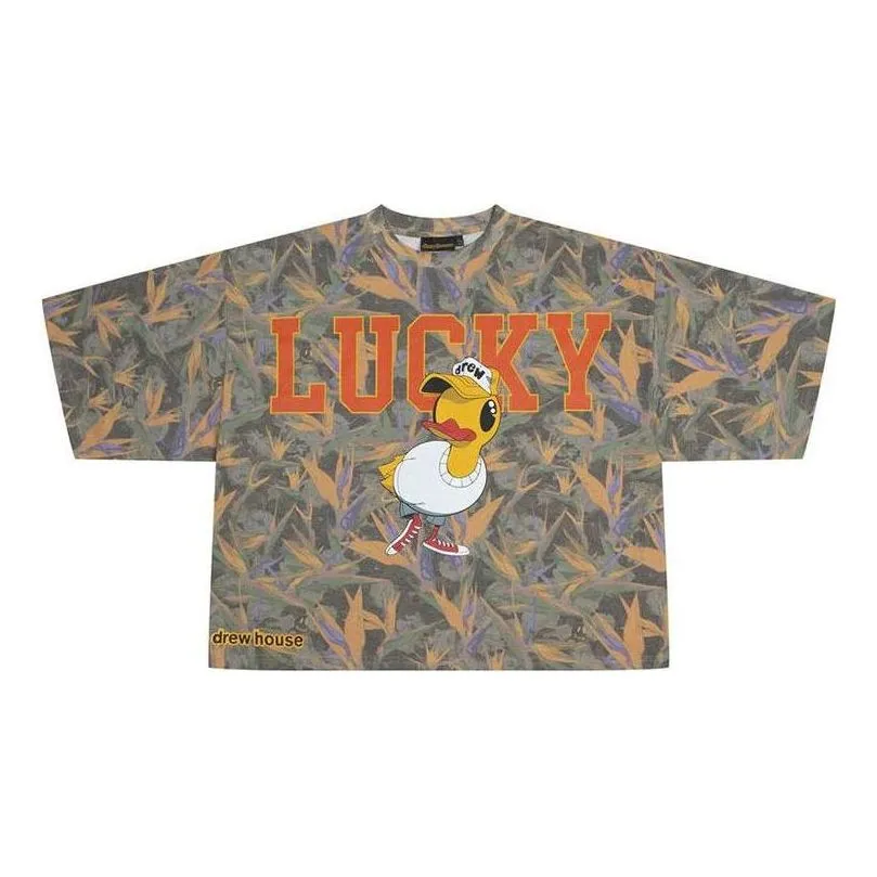 Drew House Lucky Boxy T-shirt 'Camo' DR-FW22-514 sold by KicksCrew