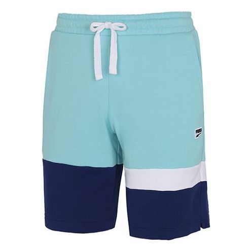 Puma Solid Basic Shorts 'Blue Navy White' 531304-49 sold by KicksCrew
