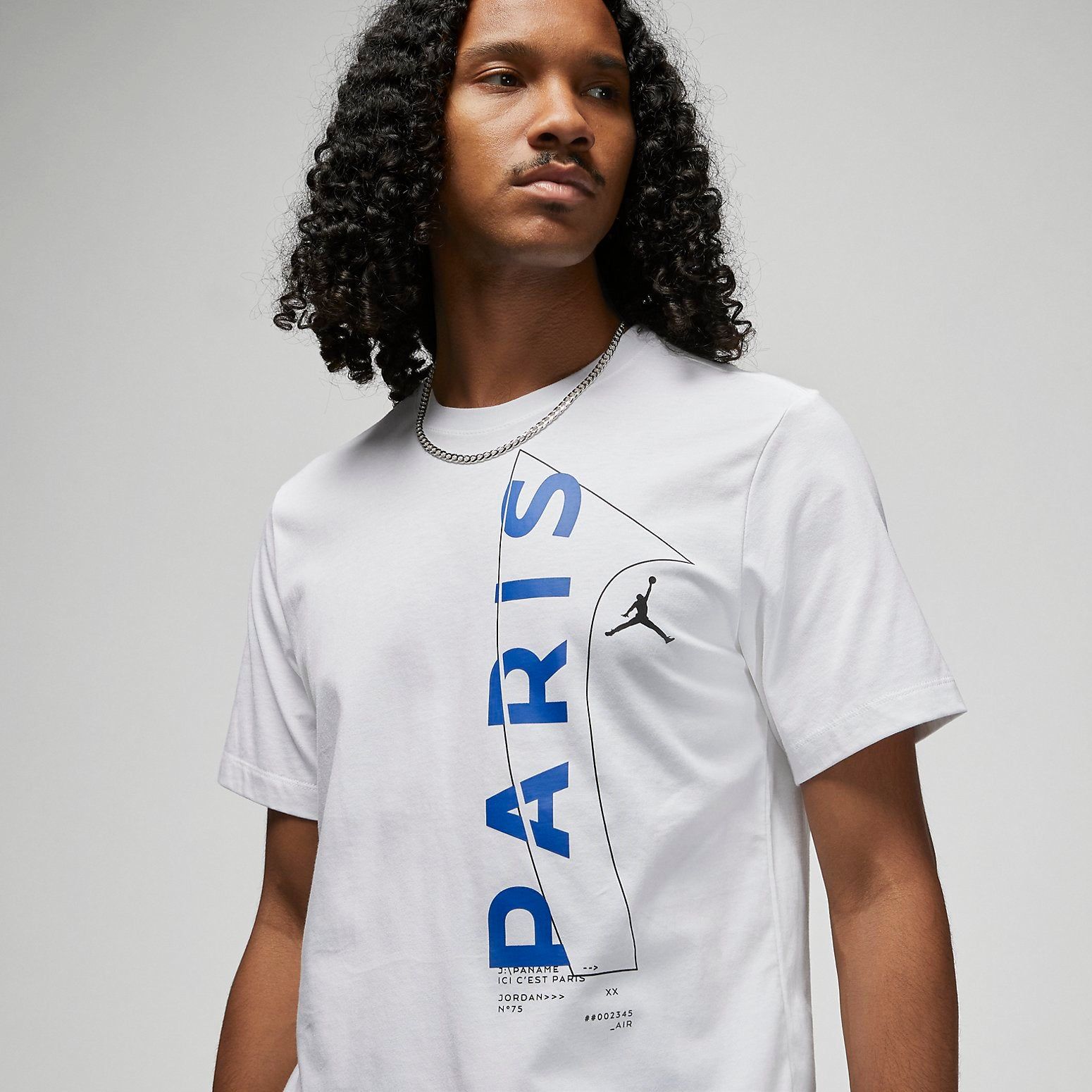 Air Jordan Paris Saint-Germain T-Shirt 'White' DM3093-100 sold by KicksCrew product image thumbnail 2