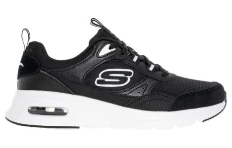 (WMNS) Skechers Skech-Air Court 'Black White' 149947-BKW sold by KicksCrew
