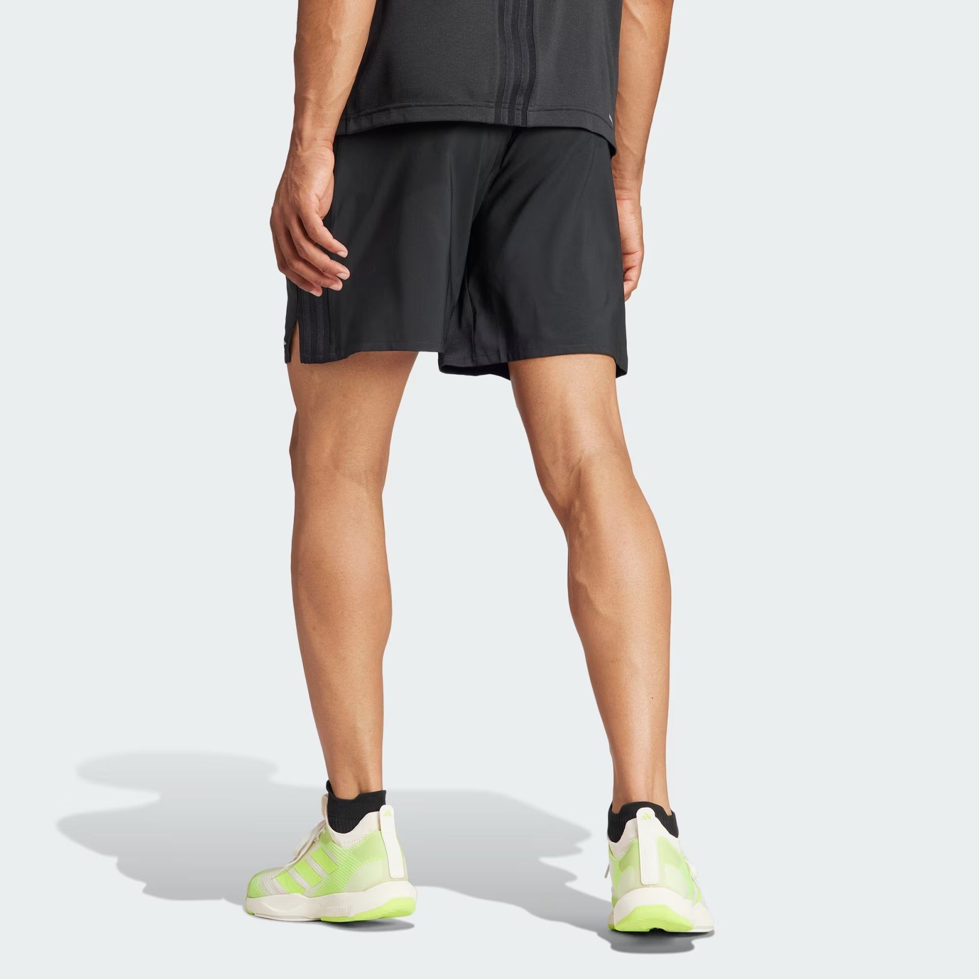 adidas HIIT Workout 3-Stripes Shorts 'Black' IK9747 sold by KicksCrew product image thumbnail 4