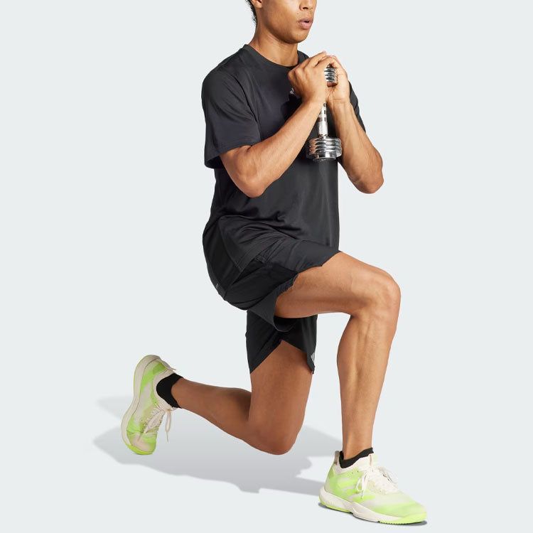 adidas HIIT Workout 3-Stripes Shorts 'Black' IK9747 sold by KicksCrew product image thumbnail 5