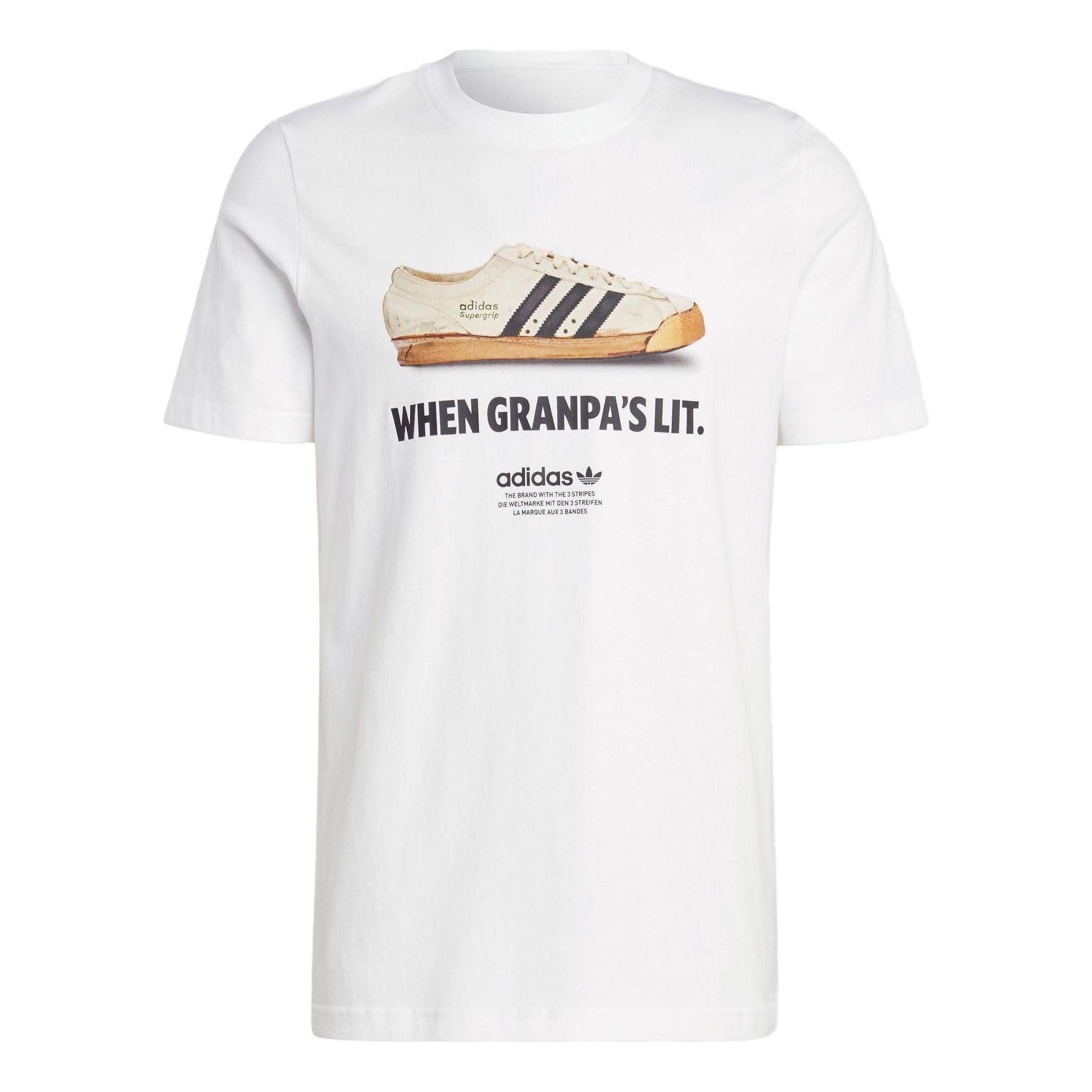 adidas originals Graphics New Age T-shirt 'White' IC8871 sold by KicksCrew