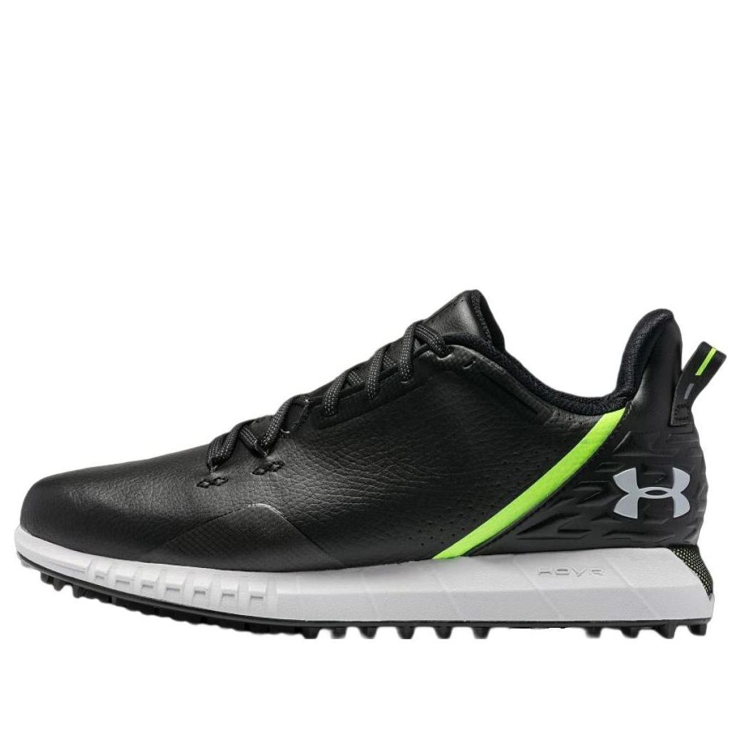 Under Armour HOVR Drive Spikeless Wide (E) 'Black Green' 3025079-002 sold by KicksCrew