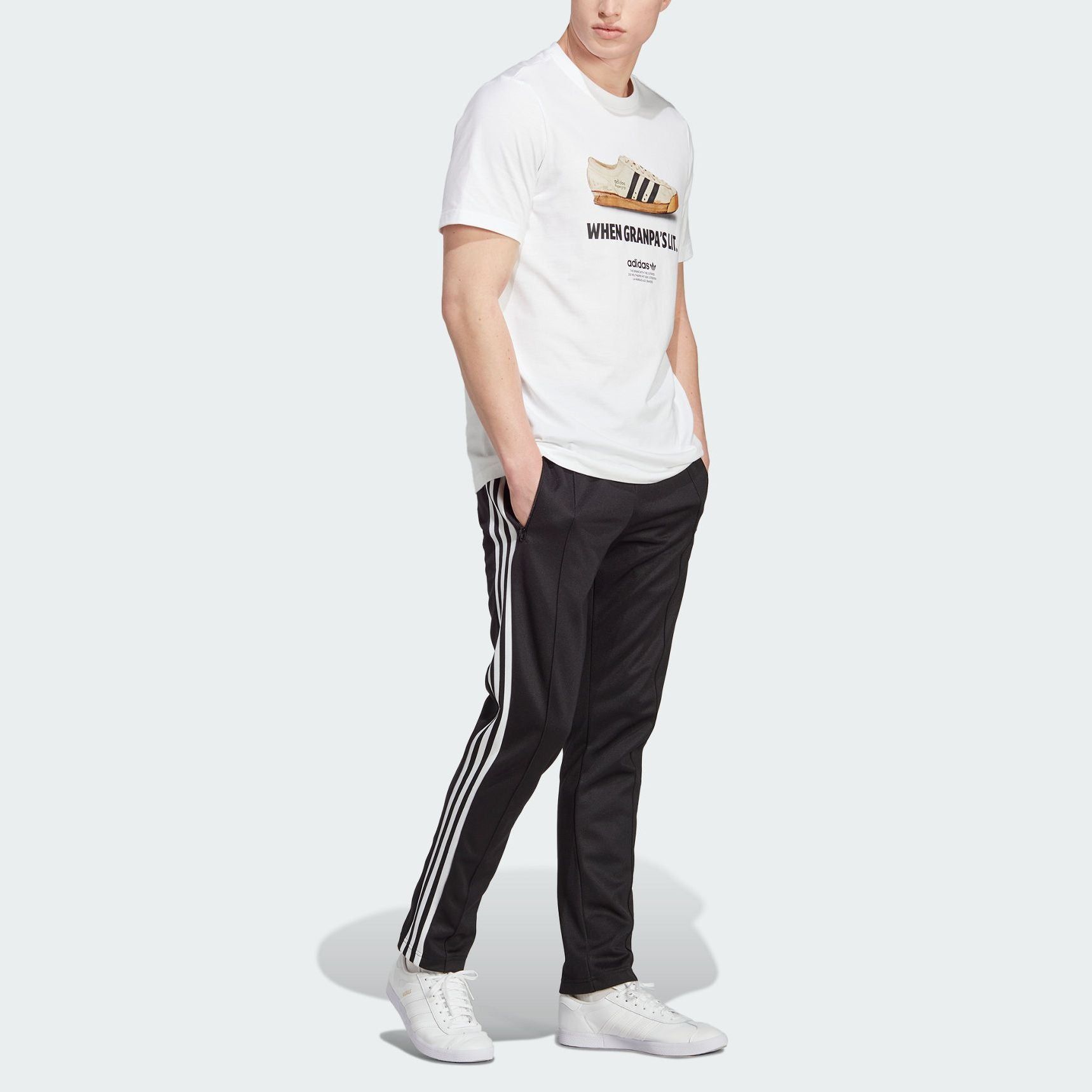 adidas originals Graphics New Age T-shirt 'White' IC8871 sold by KicksCrew product image thumbnail 4