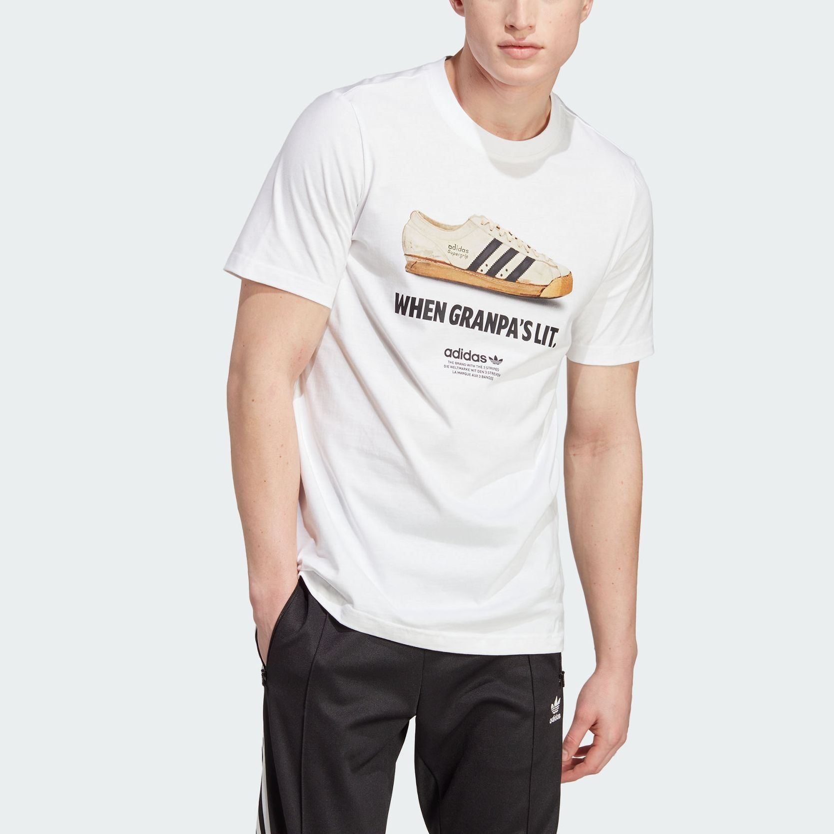 adidas originals Graphics New Age T-shirt 'White' IC8871 sold by KicksCrew product image thumbnail 2