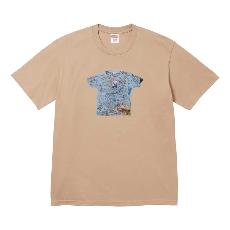 Supreme 30th Anniversary First T-Shirt 'Beige Teal' SUP-SS24-184 sold by KicksCrew